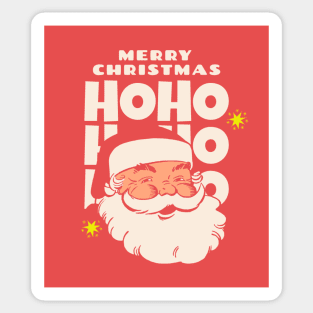 Retro Vintage Pink Santa Claus Sticker